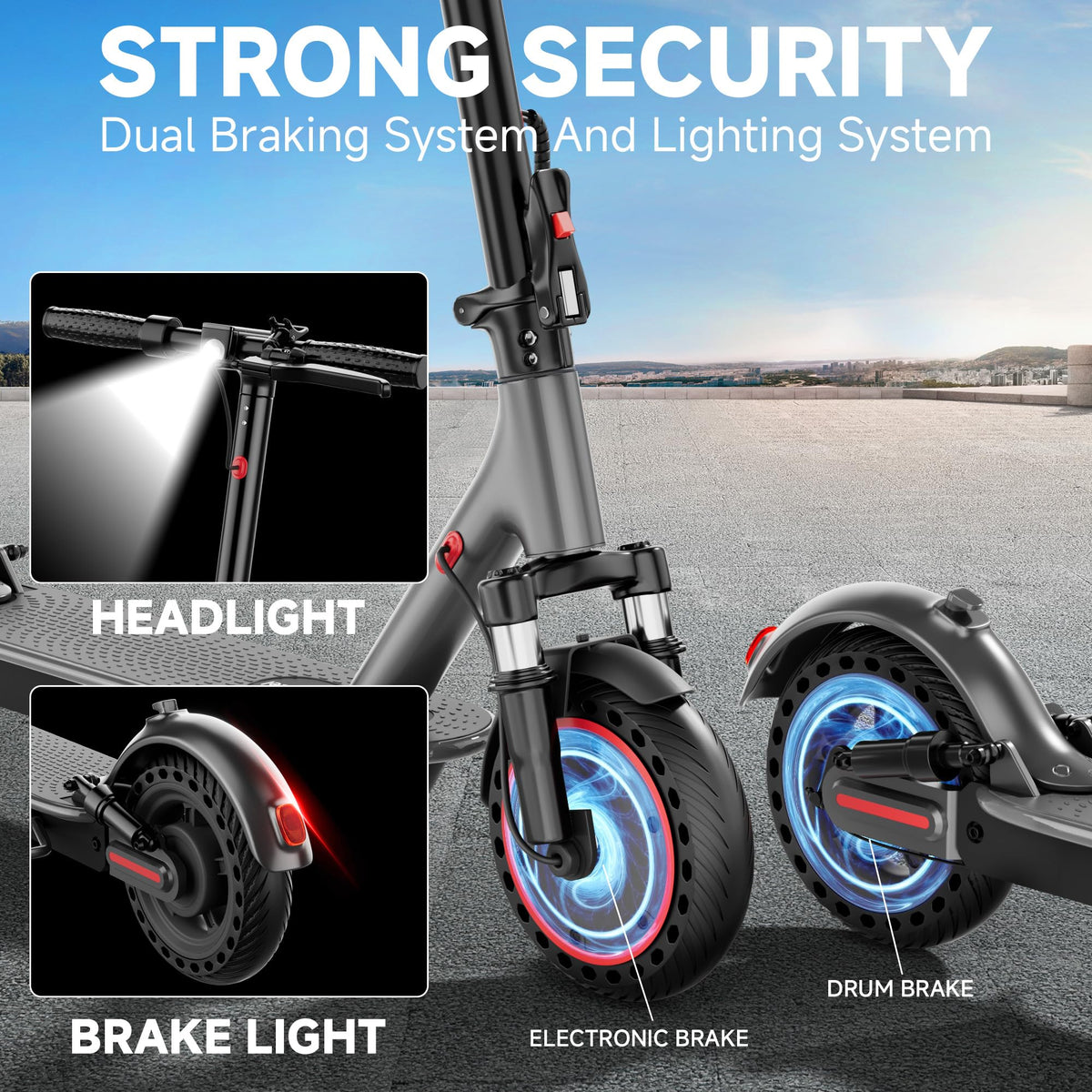 Folding Electric Scooter with 250W-500W Motor C4022