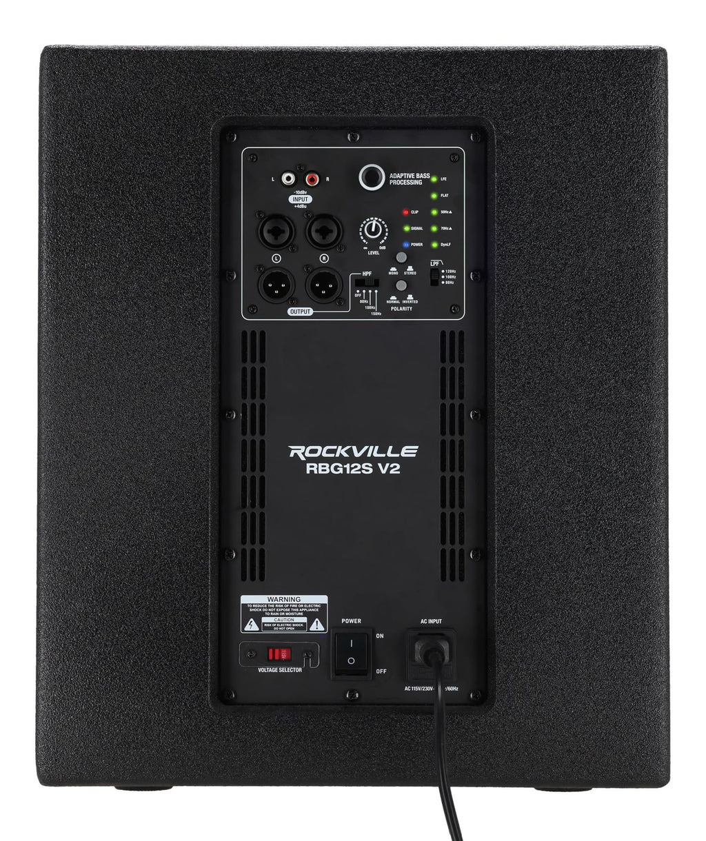 12" Powered PA Subwoofer W695037