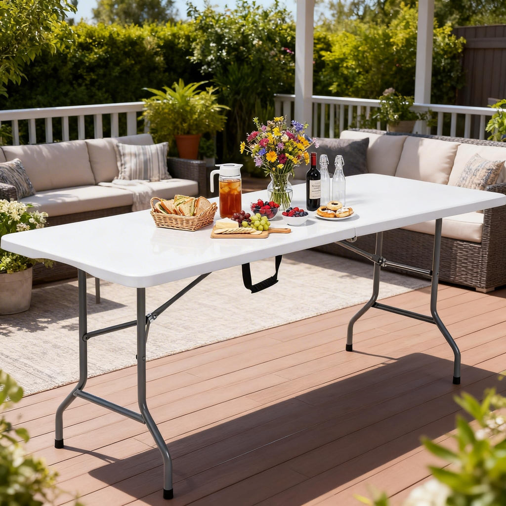 Heavy-Duty 6ft Folding Table with Handle X98003