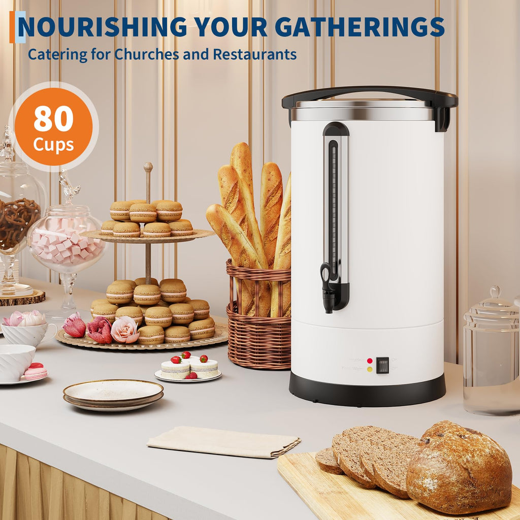 Large Capacity Stainless Steel Electric Coffee Urn Y254