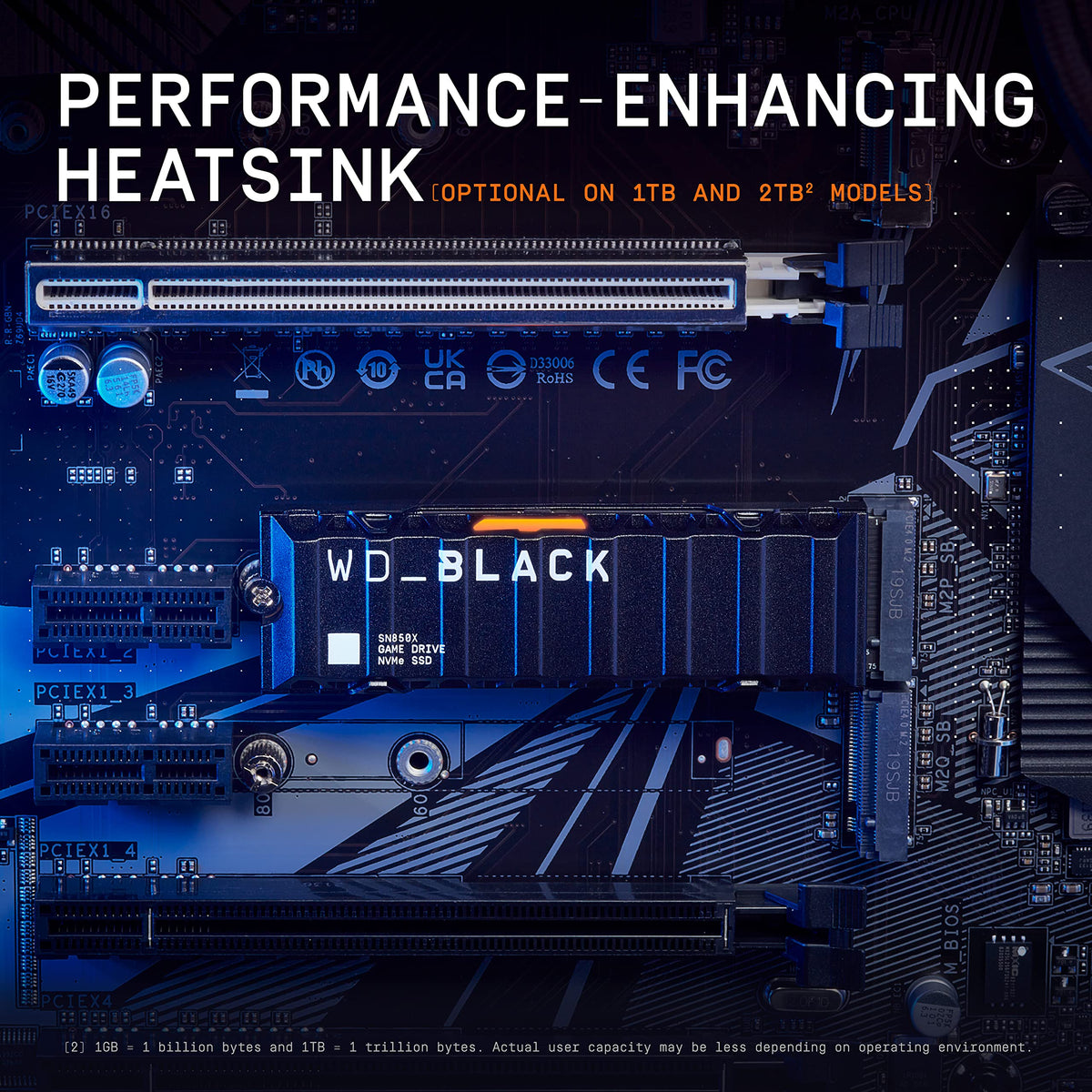 2TB NVMe M.2 2280 Internal SSD with Heatsink D88221