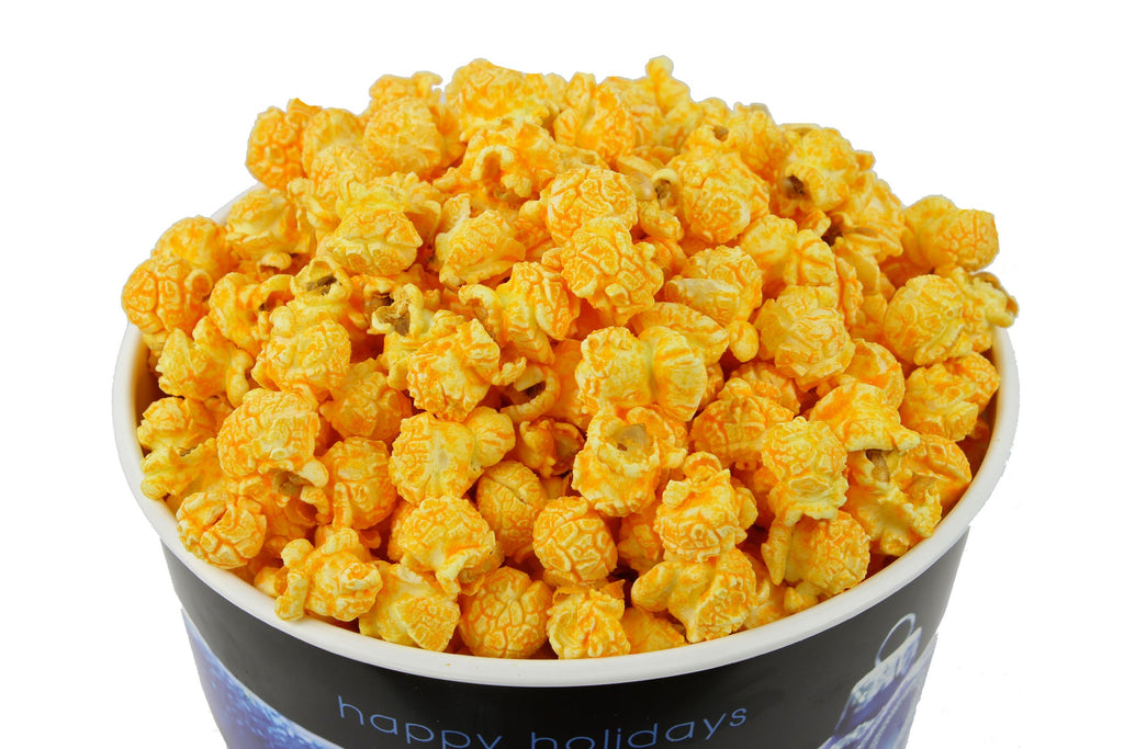 Cheddar Cheese Popcorn 1-Gallon Reusable Plastic Container O706