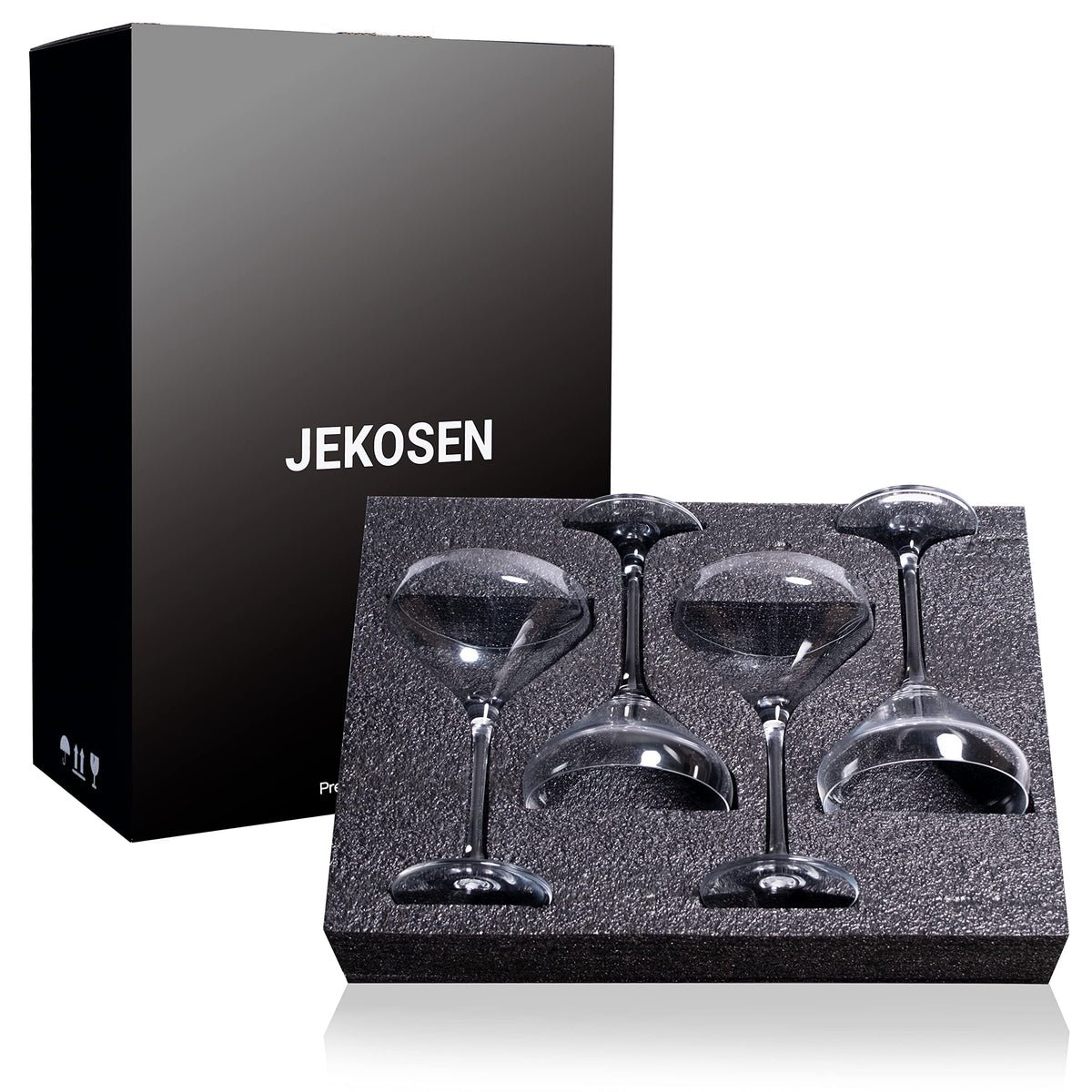 Clear 11 Ounce Set of 4 Cocktail Glasses H107